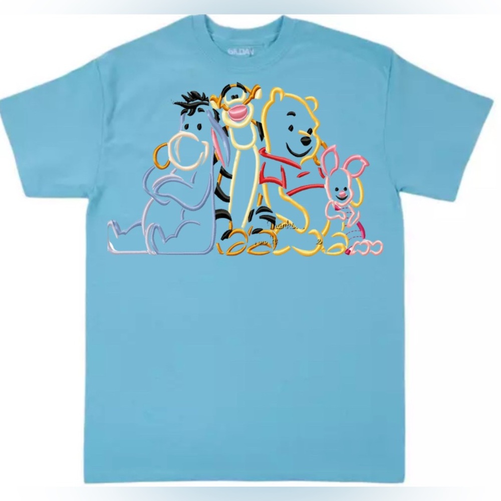 Pooh & Friends Embroidered Tee